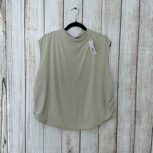 a new day Women's Muscle Tee in Soft Taupe